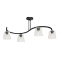 Surface-mounted chandelier LUCEA 4xE27/60W/230V