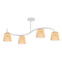 Surface-mounted chandelier LUCEA 4xE27/60W/230V