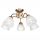 Surface-mounted chandelier MIRANDA 5xE27/60W/230V gold