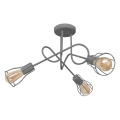 Surface-mounted chandelier OXFORD 3xE27/60W/230V grey