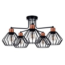 Surface-mounted chandelier PORTO 5xE27/40W/230V