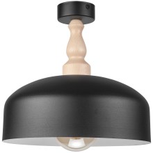 Surface-mounted chandelier RINA 1xE27/15W/230V black/beech