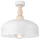 Surface-mounted chandelier RINA 1xE27/15W/230V white/beech