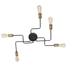 Surface-mounted chandelier TUBE 5xE27/60W/230V