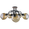 Surface-mounted chandelier VENUS WOOD 5xE27/60W/230V