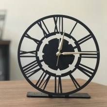 Table clock 20 cm 1xAA black