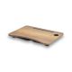 Table for bed SEHPA 20x60 cm birch brown/black
