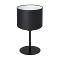Table lamp ARDEN 1xE27/60W/230V d. 18 cm black/white