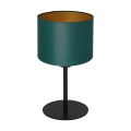 Table lamp ARDEN 1xE27/60W/230V d. 18 cm green/gold