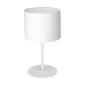 Table lamp ARDEN 1xE27/60W/230V d. 18 cm white