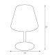 Table lamp ARDEN 1xE27/60W/230V d. 20 cm black/white