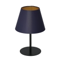 Table lamp ARDEN 1xE27/60W/230V d. 20 cm purple/gold