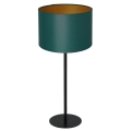 Table lamp ARDEN 1xE27/60W/230V d. 25 cm green/gold