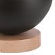 Table lamp AVA BALL 1xE27/60W/230V black/beech