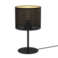 Table lamp LOFT SHADE 1xE27/60W/230V d. 18 cm black/gold