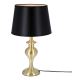Table lamp PRIMA GOLD 1xE27/60W/230V black/gold