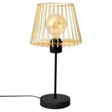 Table lamp TORRI 1xE27/15W/230V gold/black