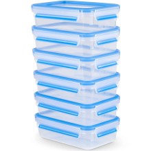 Tefal - SET 6x Food container 0,8 l MASTER SEAL FRESH blue