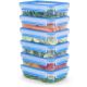 Tefal - SET 6x Food container 0,8 l MASTER SEAL FRESH blue