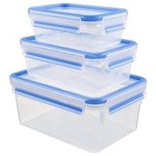 Tefal - Set of food containers 3 pcs MASTER SEAL FRESH blue