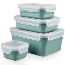 Tefal - Set of food containers 4 pcs MSEAL COLOR green