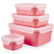 Tefal - Set of food containers 4 pcs MSEAL COLOR pink
