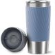 Tefal - Thermal mug 360 ml EASY TWIST MUG stainless steel/blue
