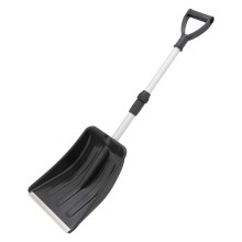 Telescopic snow shovel black/grey