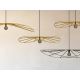 Thoro TH.013 - Attached chandelier ESKOLA 1xE27/60W/230V golden