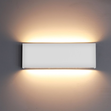 Top Light - LED Outdoor wall light OBLIGO LED/12W/230V IP65 white