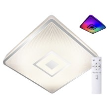 Top Light - LED RGB Dimmable ceiling light RAINBOW LED/24W/230V angular + remote control