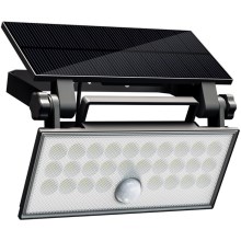 Top Light - LED Solar wall floodlight with sensor HELEON PRO LED/8W/3,7V IP65 4000K
