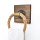 Towel holder BORURAF 14x14 cm brown