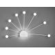 Trio - LED Dimmable wall light PEACOCK 9xLED/2,6W/230V white