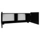TV table CALABRINI 37x100 cm black