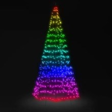 Twinkly - LED RGB Outdoor Christmas tree LIGHT TREE 450xLED 3m IP44 Wi-Fi