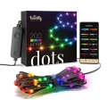 Twinkly - LED RGB Outdoor dimmable strip DOTS 200xLED 10 m IP44 WiFi