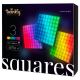 Twinkly - SET 3xLED RGB Dimmable panel SQUARES 64xLED 16x16 cm Wi-Fi