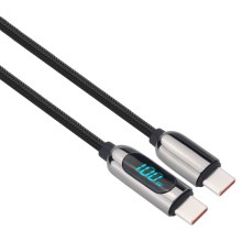 USB-C cable with a display 100W 2m