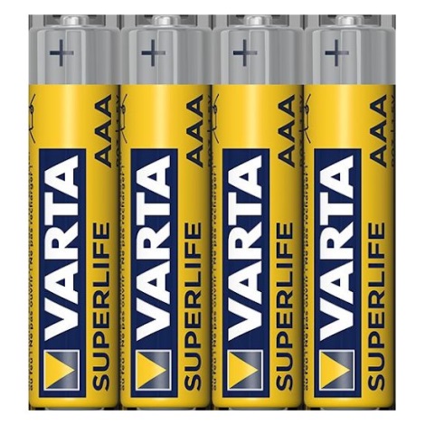 Varta 2003101304 - 4 pcs Zinc-carbon battery SUPERLIFE AAA 1,5V