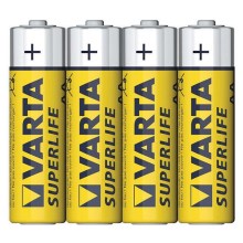 Varta 2006 - 4 pcs Zinc-carbon battery SUPERLIFE AA 1,5V