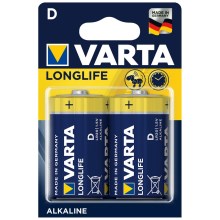 Varta 4120 - 2 pcs Alkaline battery LONGLIFE EXTRA D 1,5V