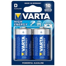 Varta 4920 - 2 pcs Alkaline battery HIGH ENERGY D 1,5V