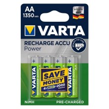 Varta 56746101404 - 4 pcs Alkaline battery RECHARGE AA 1.2V/1350 mAh