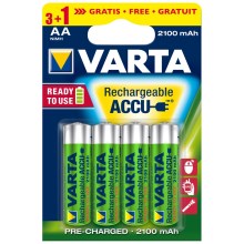 Varta 5675 - 3+1 pcs Rechargeable battery ACCU AA Ni-MH/2100mAh/1,2V
