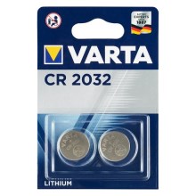 Varta 6032101402 - 2 pcs Lithium button battery ELECTRONICS CR2032 3V