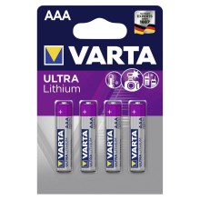 Varta 6103301404 - 4 pcs Lithium battery ULTRA AAA 1,5V