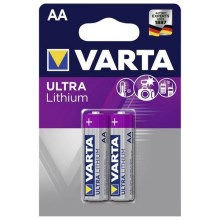 Varta 6106 - 2 pcs lithium battery ULTRA AA 1,5V