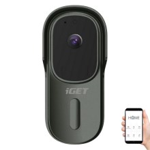 Video doorbell with motion sensor Full HD 1080p 5200 mAh IP65 Wi-Fi anthracite