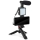 Vlogging set 4in1 - microphone, LED lamp, tripod, phone holder